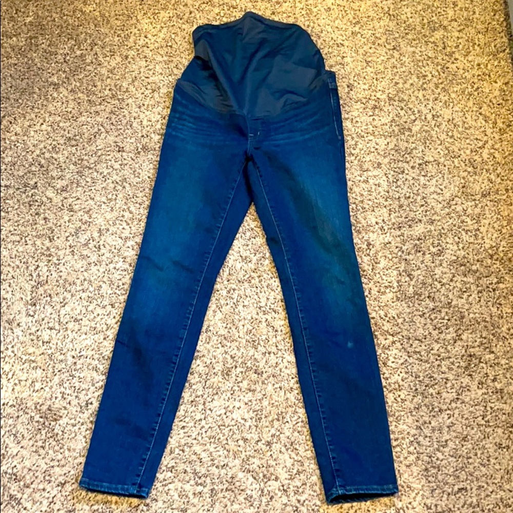 Madewell skinny maternity jeans size 25 nwt